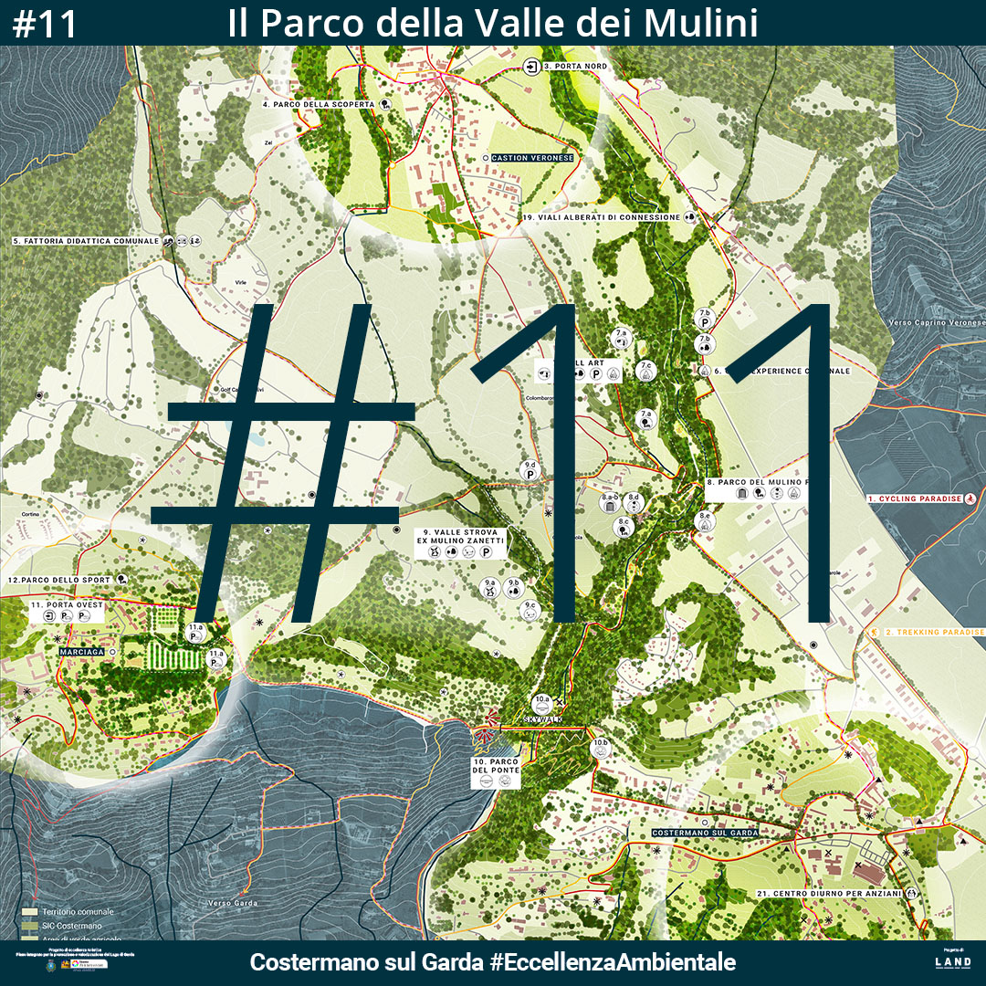 Il Parco della Valle dei mulini. | Costermano Sul Garda 2030 - Manifesto 11 di 11